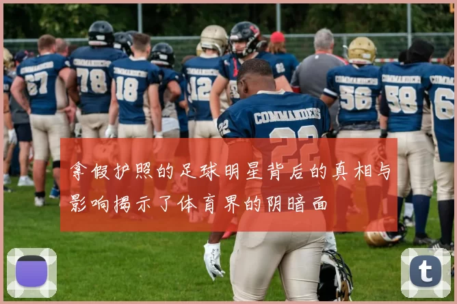 拿假护照的足球明星背后的真相与影响揭示了体育界的阴暗面